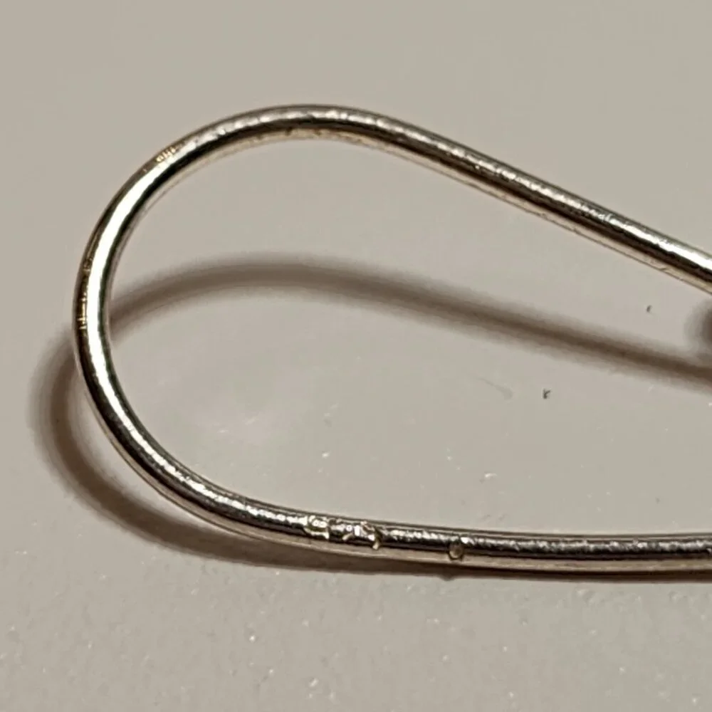 925 Silver Dangle Circle Earrings